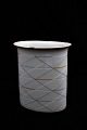 Bing & Grøndahl oval designvase af Bodil Manz.B&G#1845/5522.H:20cm. Ø:17x13cm.