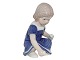 Royal Copenhagen figurineGirl Else with flowers