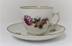 Royal Copenhagen. Let Saksisk blomst. Kaffekop. Model 493/1870. Der er 10 sæt på lager. Prisen er per sæt (2 sortering)