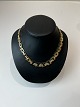 Halskæde, BLOK Collier, 3 rækker, 14 karat guld.