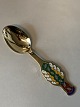 Christmas spoon 1996 A.MichelsenThe seraphimGilded sterling silverLength 16.4 cm approxPlastered and well maintained condition