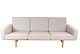 Trepersoners sofa, model GE-236/3, Hans J. Wegner, 1960