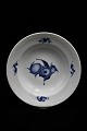 Royal Copenhagen Blue Flower Braided, small deep plate. Dia: 21cm. RC#10/8105. 2.sort.