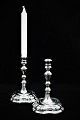 A pair of old Svend Toxværd baroque candlesticks in silver, stamped. Sv.T. 925 S. Height: 18cm.