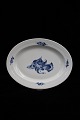 Royal Copenhagen Blue Flower Flower Braided oval dish. RC#10/8015. 2.sort. 25x19cm.
