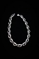 Smuk N. E. From halskæde i sterlingsølv , stemplet N.E.From. Danmark , sterling 925. Længde : 42cm.