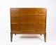 Kommode - Valnød - Messing Greb - Dansk Design - 1960