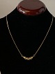Elegant necklace in 14 carat goldStamped 585Length 41 cm approx