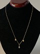 Necklace with attachment in gold-plated silverStamped 925