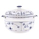 Royal Copenhagen tidlig musselmalet terrin. Fremstillet før år 1900. H: 22cm. D: 29cm