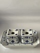 Royal Royal Mussel-painted Fluted, Stationery with two inkwells without a lid