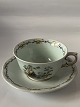 Rørstrand #Mah-jong Coffee cup with saucerDeck no. 502/12Height 9 cm in dia