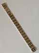 Bracelet Y pattern in 14 karat goldStamped 585 JaKLength 18.1 cm