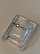 Princess ring with brilliant 14 carat white goldSize 56