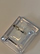 Princess ring with brilliant 14 carat white goldSize 51