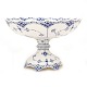 Royal Copenhagen blue fluted half lace cake stand. 1. quality. #634. H: 17cm. D: 28cm