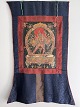 Shakti Thangka - Asian Buddhist / Hindu Thangka painting mounted in hand-stitched cloth, 20th century