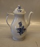 10-12494 Mokkakande 22.5 cm Kongelig Dansk Porcelæn Blå Blomst Juliane Marie
