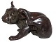 Large Bing & Grondahl art pottery figurineFrench Bulldog by Gauguin