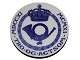 Royal Copenhagen Commemorative Plate from 1911200th. jubilee of the Danish postal service as a crown institution