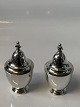 Georg Jensen Salt and pepper set in Sterling SilverStamped #658Height 8 cm