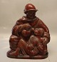 OX Blood 20097 RC The Good Samaritan 26 x 32 cm Jais Nielsen February 1923 Royal Copenhagen Art Pottery