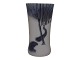 Bing & Grondahl, Small Art Nouveau vase with snowy landscape - Artist signed