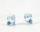 Kongelig porcelæn, musselmalet fingerbøl, 1950
