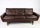 Brun læder sofa, model 64, Georg Thams, Polstermøbelfabrik, 1960