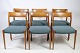 Sæt af seks spisestuestole, Model 77, Niels O. Møller, Palisander, J.L Møllers Møbelfabrik, 1960