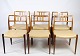Sæt af seks spisestuestole, Model 79, Niels O. Møller, Palisander, 1960