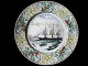 Adams England Winter Scenes Dinner plate, multicolor, diameter 26.50 centimeters / 10 3/8"