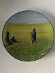 Skagenmalerne´ SamlerserienMichael Ancher 1887Platte nr 11Måler 19 cm