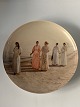 Bing and Grondahl #1988"Beach Promenade" By Michael AncherDeck no #9 #097AMeasures 20.7 cmSOLD