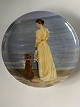 Bing and Grondahl #1986"Summer evening at Skagen" P.S KrøyerDeck no #0 #383BMeasures 20.7 cmSOLD