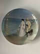 Bing and Grondahl #1988"the artist and his wife" P.S KrøyerDeck no #4 #645 AMeasures 20.7 cmSOLD