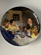 Bing and Grondahl #1986"At lunch" P.S KrøyerDeck no #5 #366 BMeasures 20.7 cm