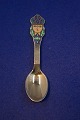 Michelsen Julekaffeske 11cm 1982 i forgyldt sterling sølv