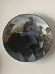 Samlerserien skagenmalerne Platte nr 5Michael ancher 1881Måler 19 cm ca