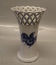 8235-10 Vase with interlacing at the upper rim 17 cmDanish Porcelain Blue Flower braided Tableware