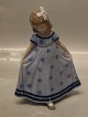 Royal Copenhagen 0084 RC Mini Ballerina, light blue polka dots 14 cm (5021084) Miniature version of dancer (#2444)