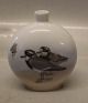 Kongelig Dansk 1090-209 A Kgl. Vase med vadefugle 10.5 x 9 cm præ 1923 Malernr. 96