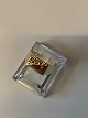 Herre Signet Ring i 14 karat guld med Diamant.Størrelse 60.