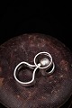 Old silver ring with ball (stamped) Ring size: 52.