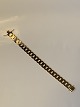 Bicelle Bracelet in 14 carat goldStmeplet 585Length 18.5 cm approxWide 10.59 mm approxThickness 1.67 mm