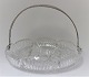 Netherlands. Large crystal bowl with silver handle (833). Diameter of bowl 26 cm.