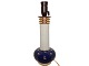 Royal CopenhagenCraquele table lamp with unusual Art Deco dark blue and gold decoration