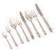 Georg Jensen Kongebestik i sølv til 12 personer. Design af Johan Rohde. I alt 106 dele