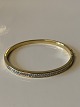 Bracelet 18 carat gold with brilliantsStamped 750Length 59.66 mm