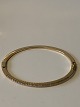 Bracelet 18 carat gold with brilliantsStamped 750Length 73.58 mm approxHeight 2.41 mm